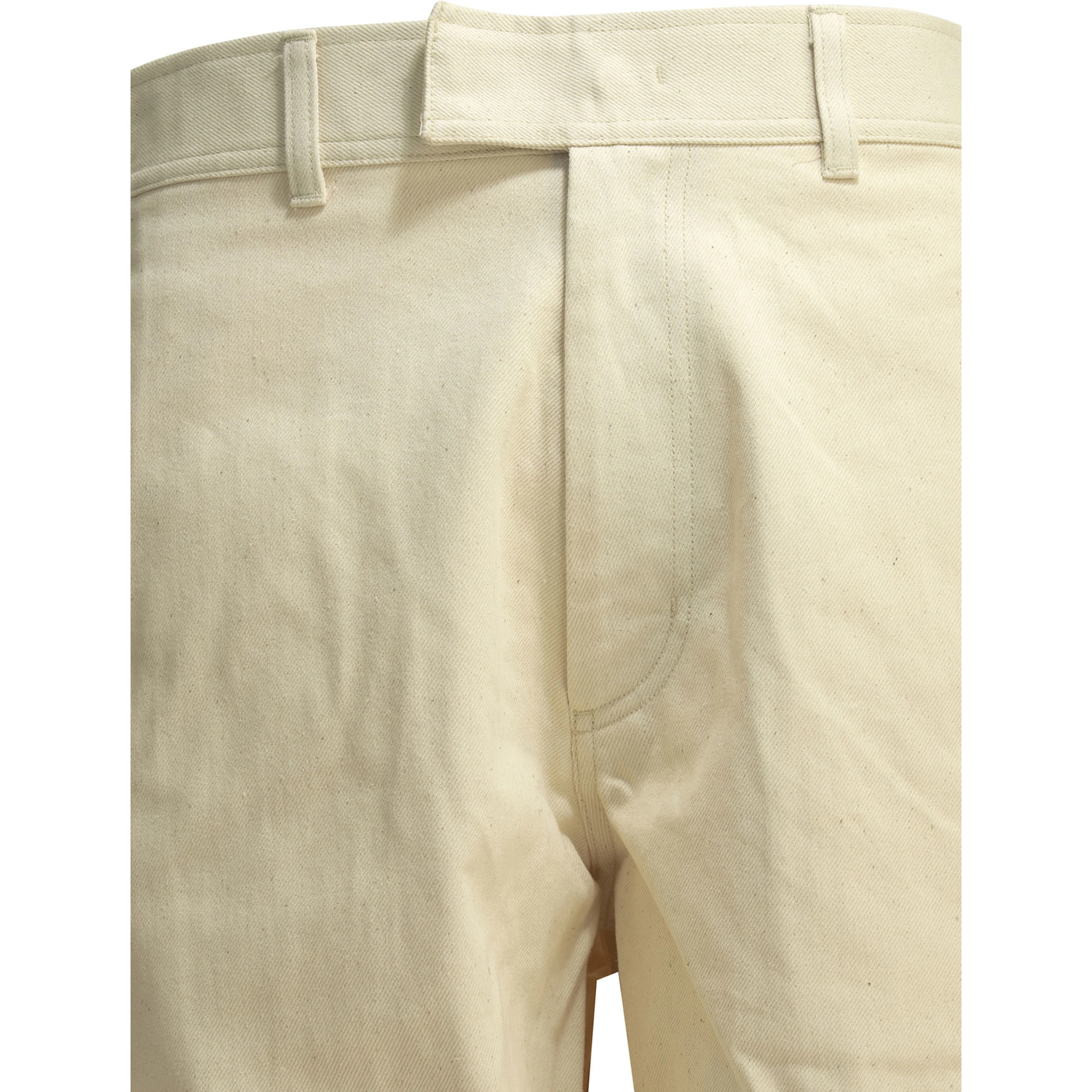 "0 Helicoid" wide leg jeans