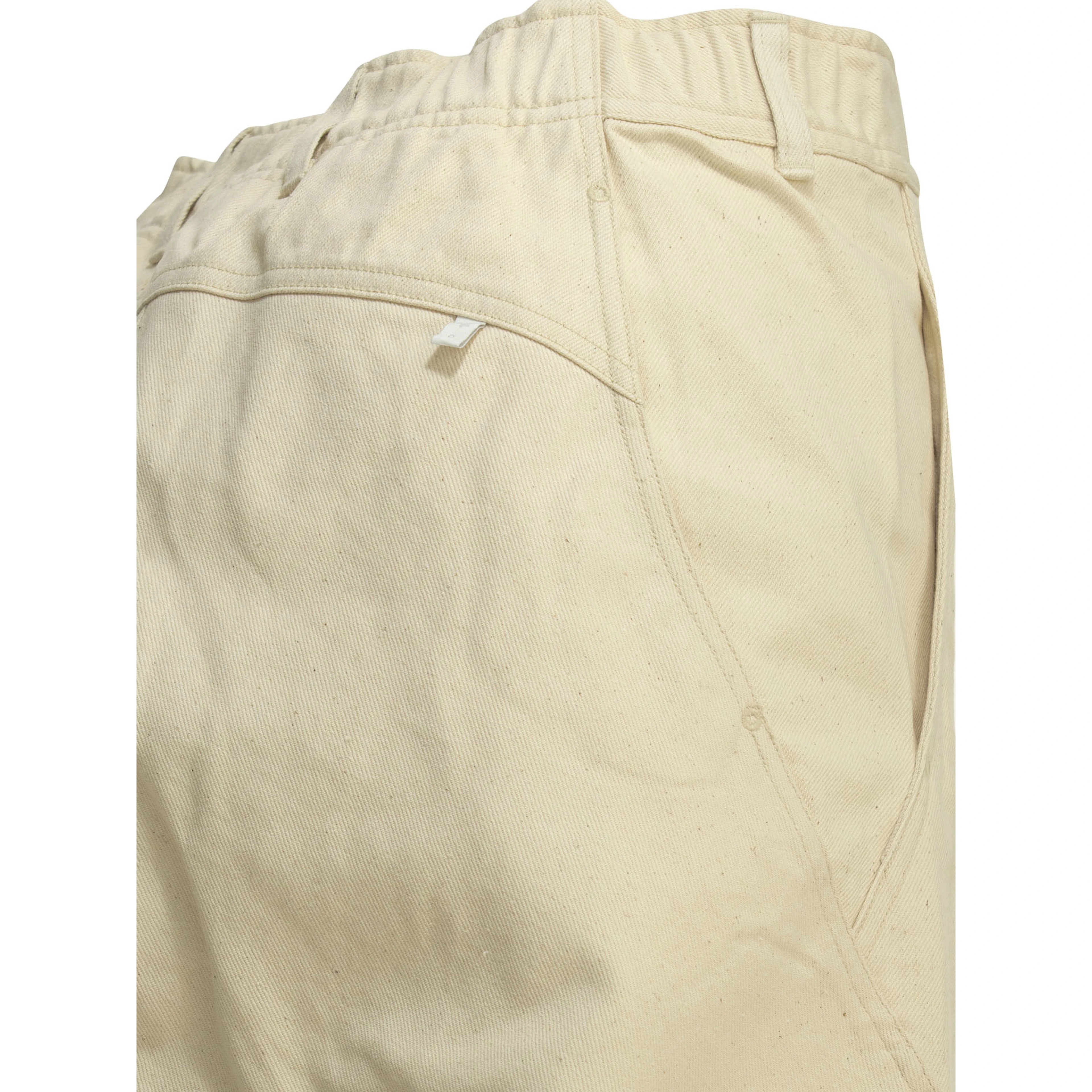 "0 Helicoid" wide leg jeans