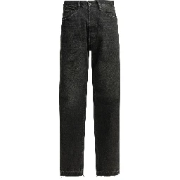 "Memory of the Hem" Straight-leg jeans