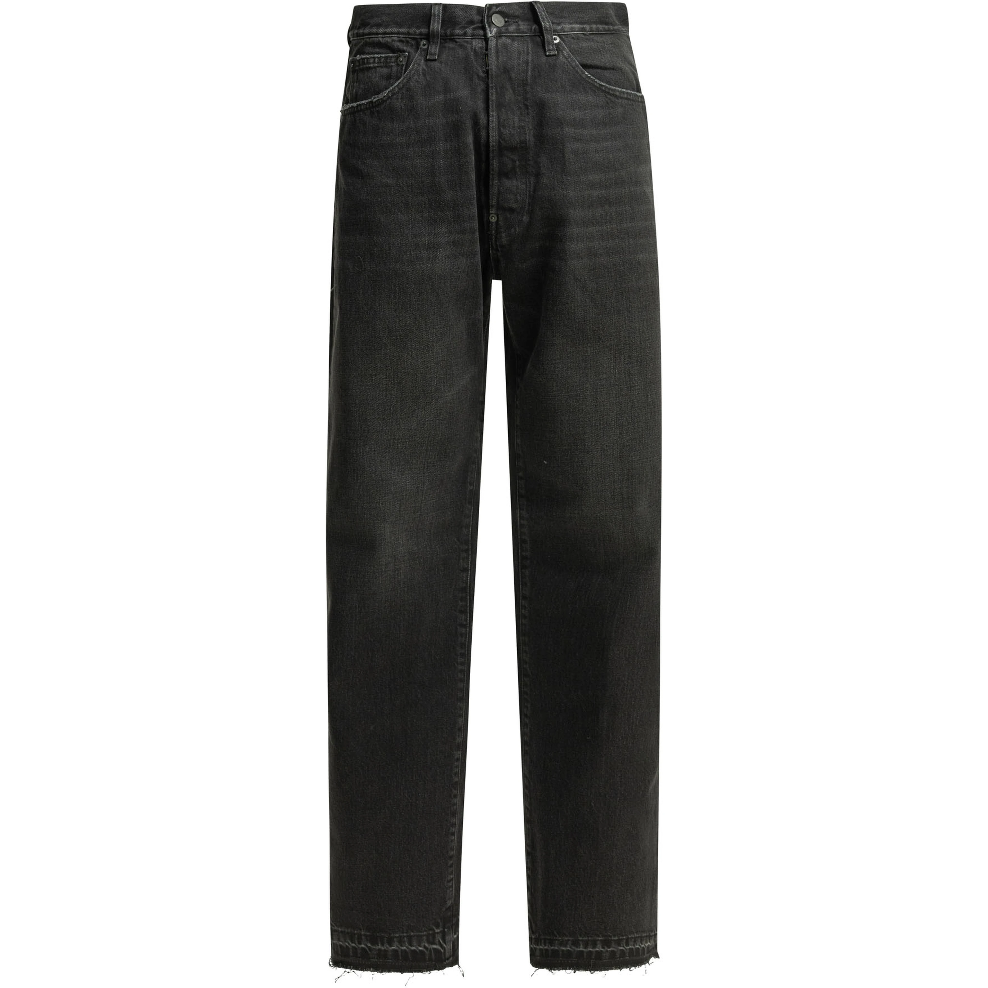 "Memory of the Hem" Straight-leg jeans