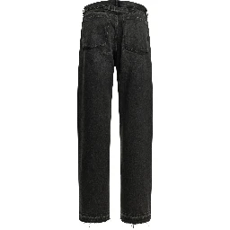 "Memory of the Hem" Straight-leg jeans