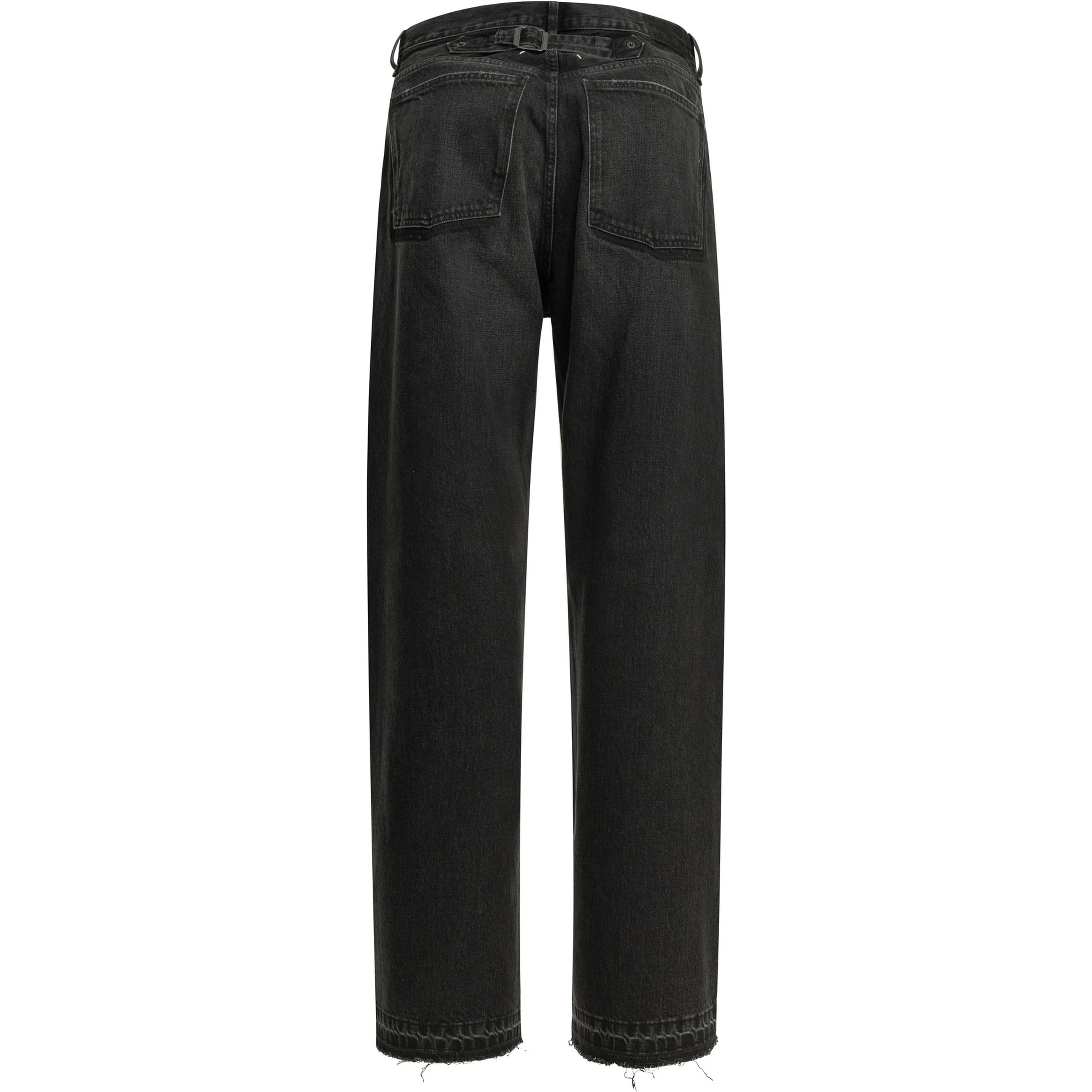 "Memory of the Hem" Straight-leg jeans