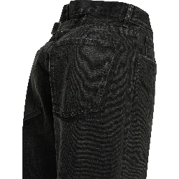 "Memory of the Hem" Straight-leg jeans