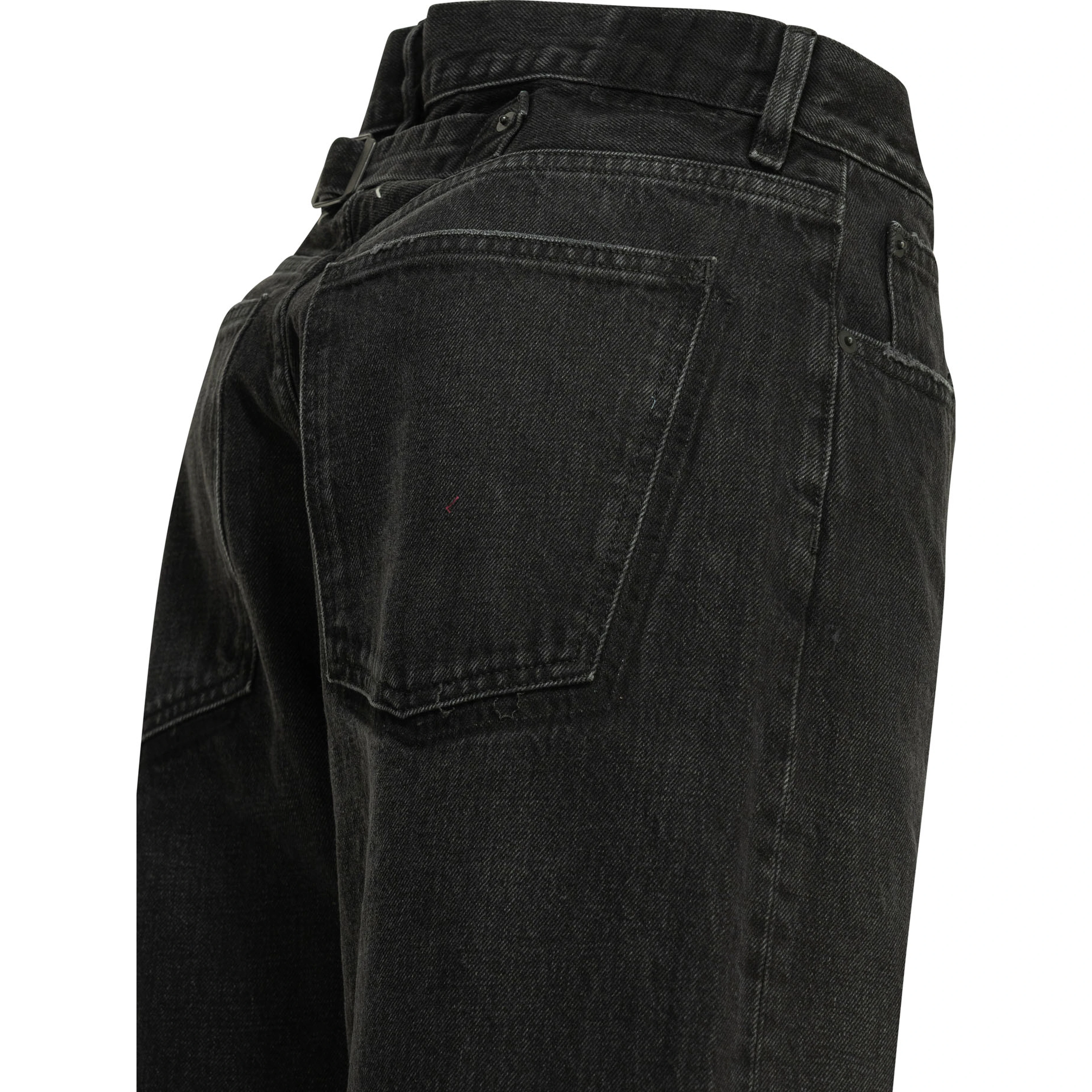 "Memory of the Hem" Straight-leg jeans