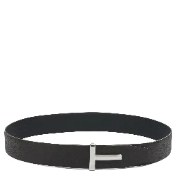 "T Icon" Reversible leather belt