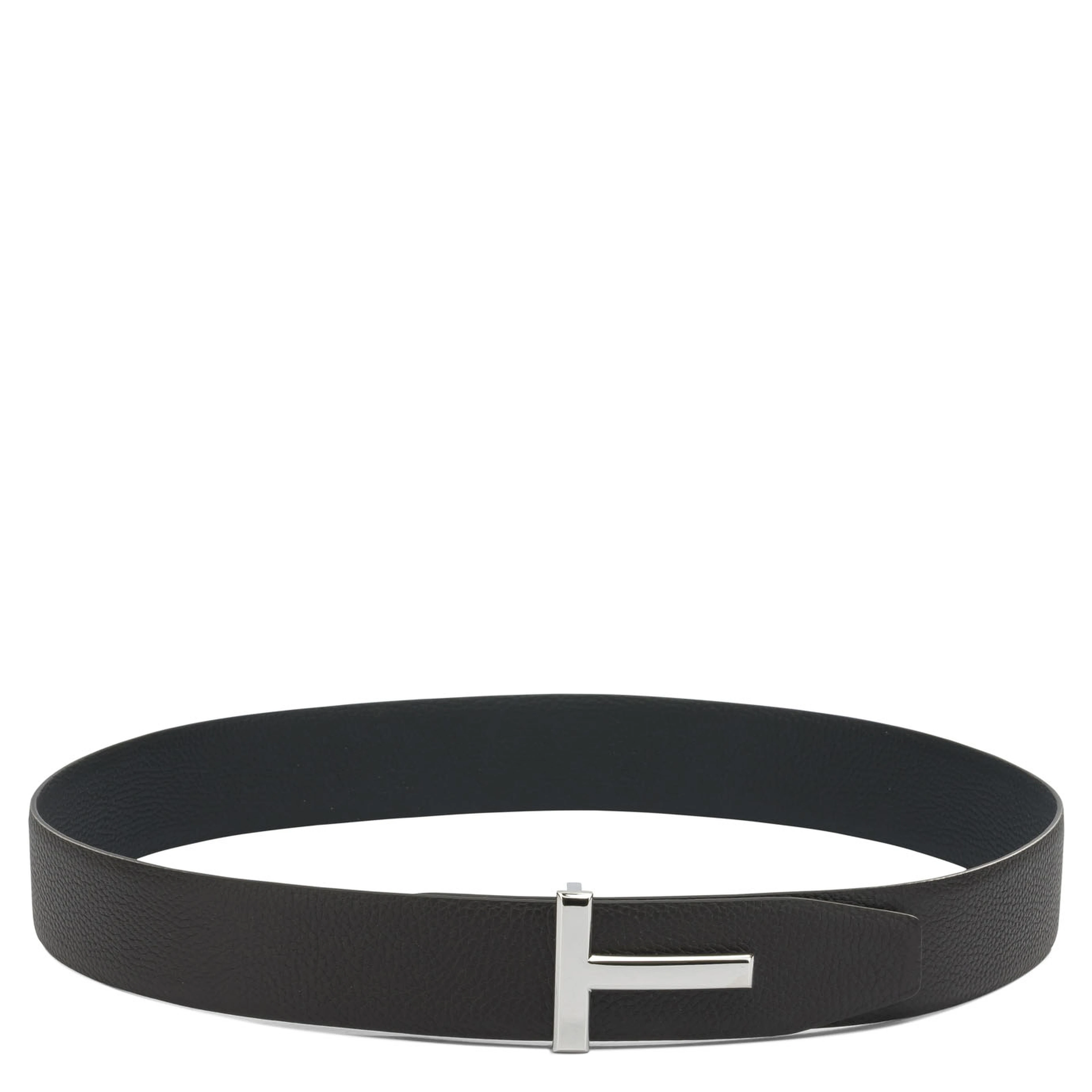 "T Icon" Reversible leather belt