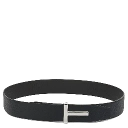 "T Icon" Reversible leather belt
