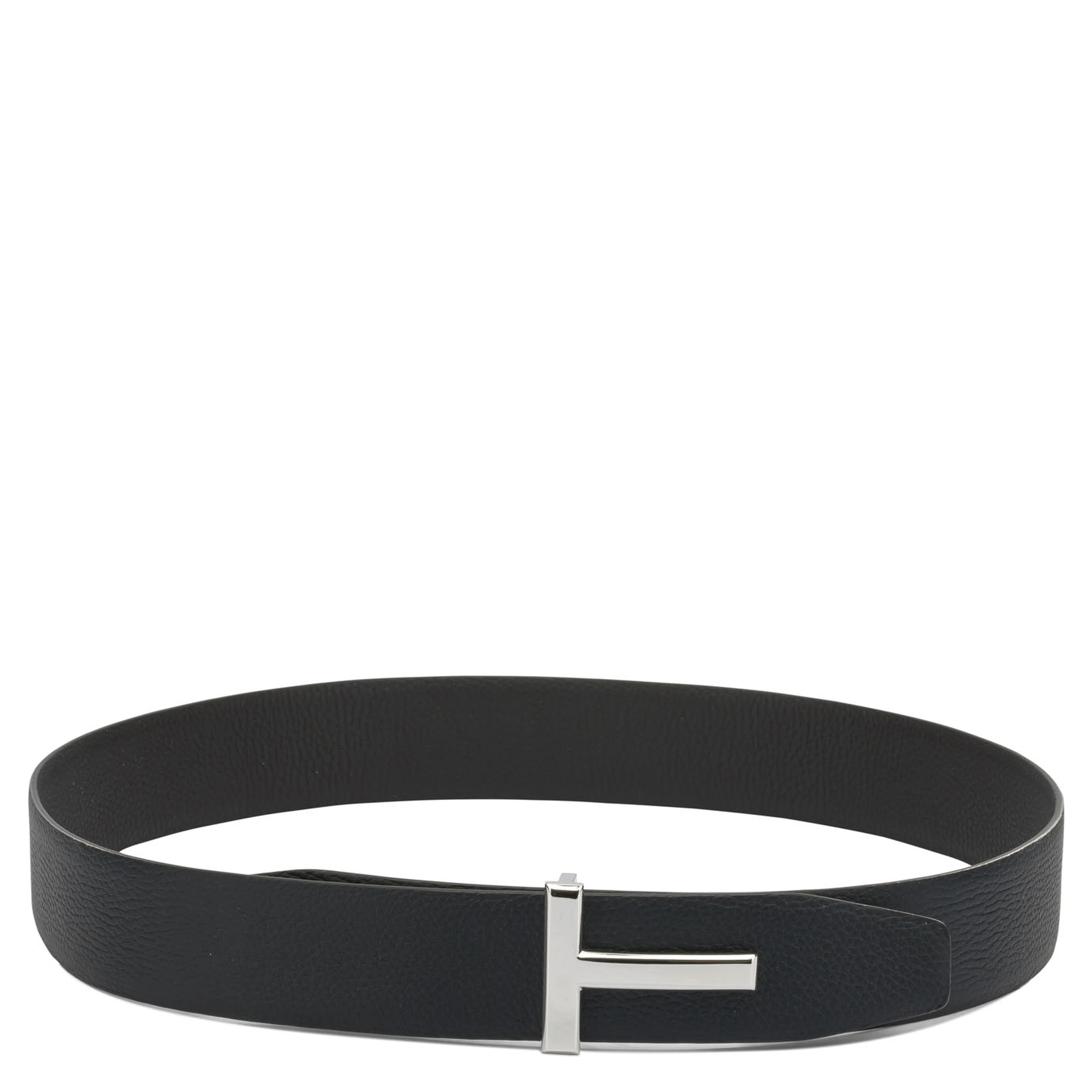 "T Icon" Reversible leather belt