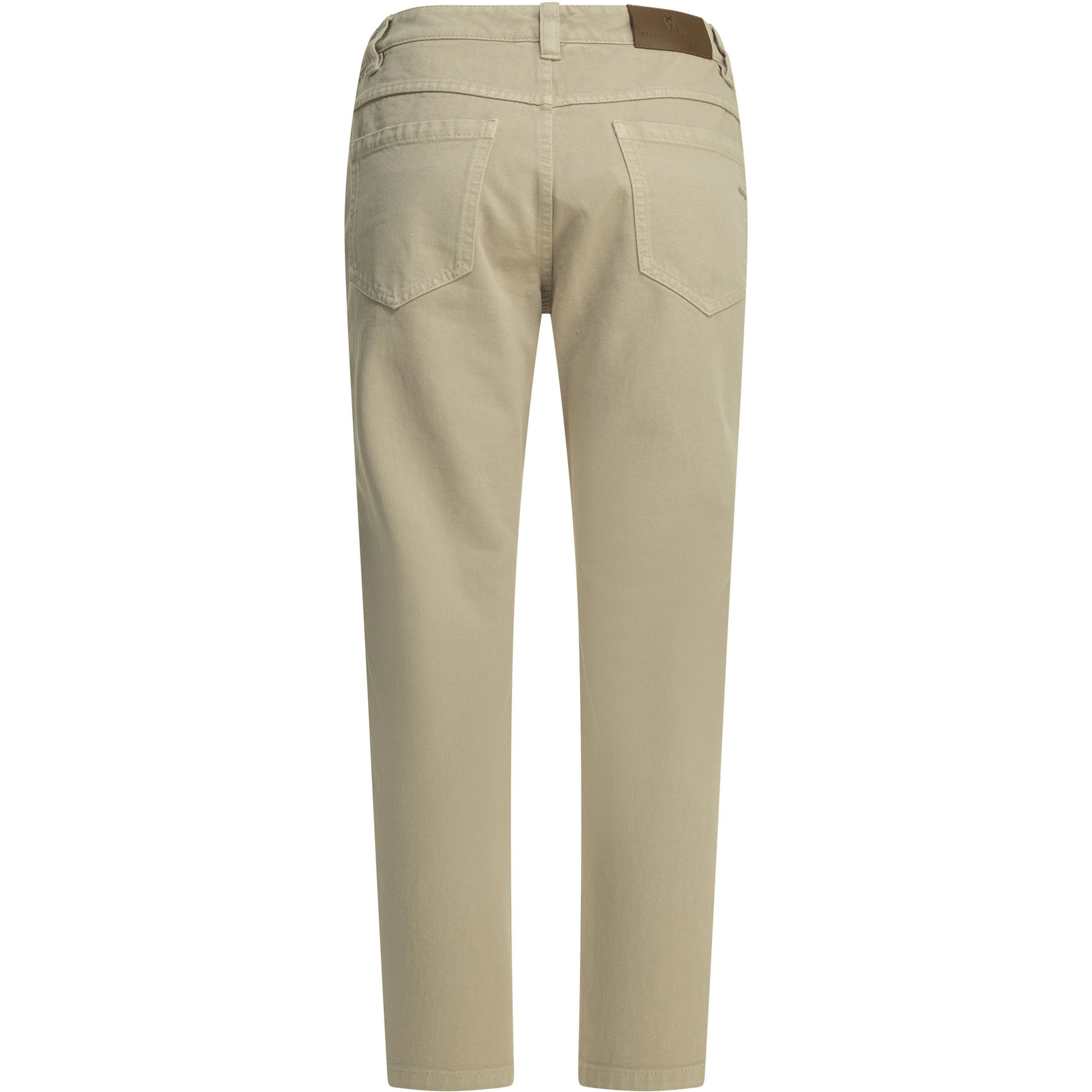 "Straight Shiny Bartck" Straight Leg Jeans