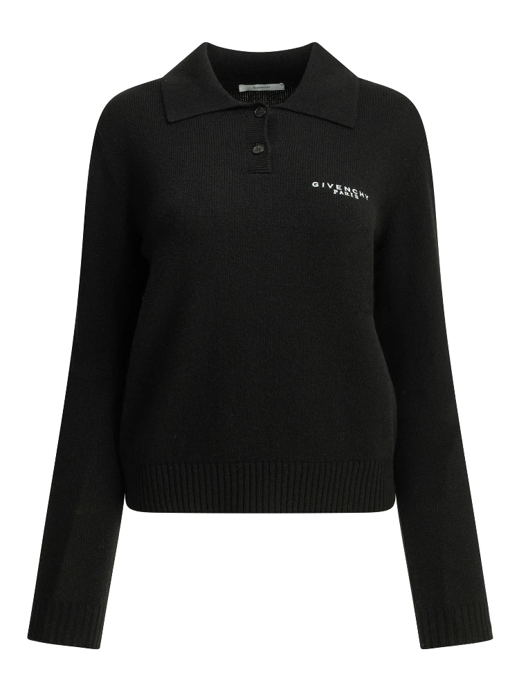 Logo polo sweater
