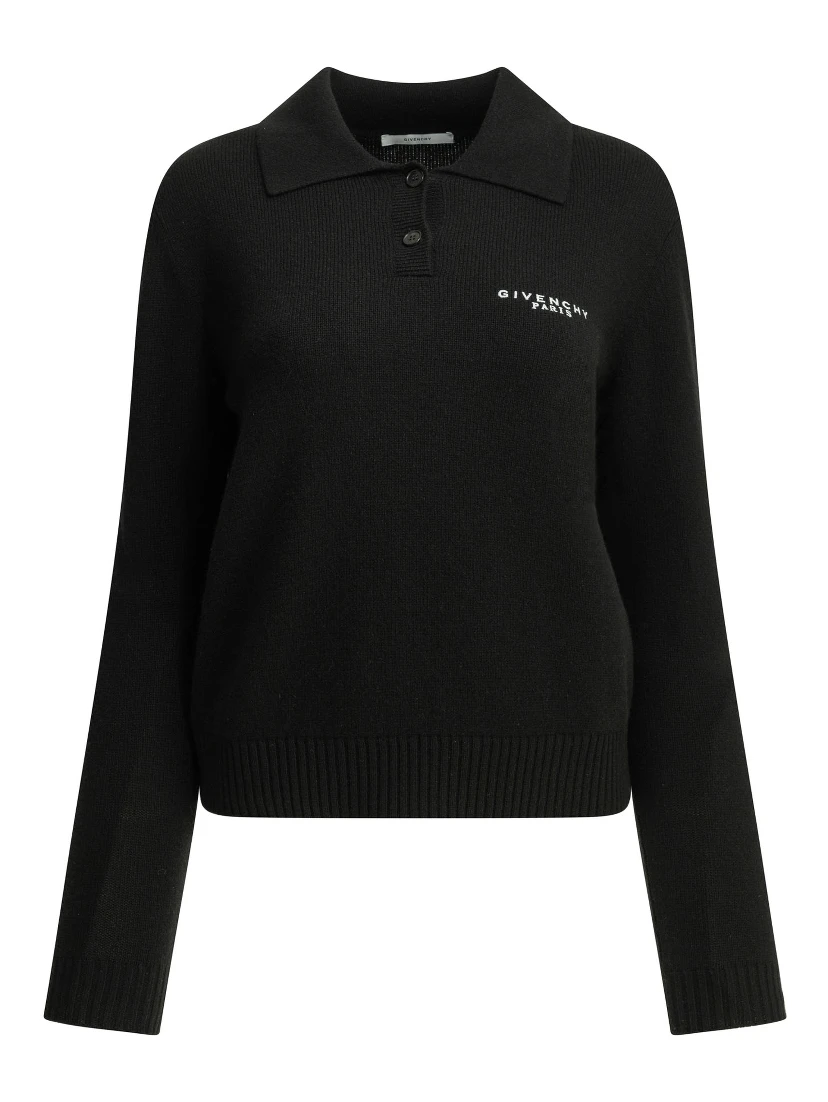 Logo polo sweater