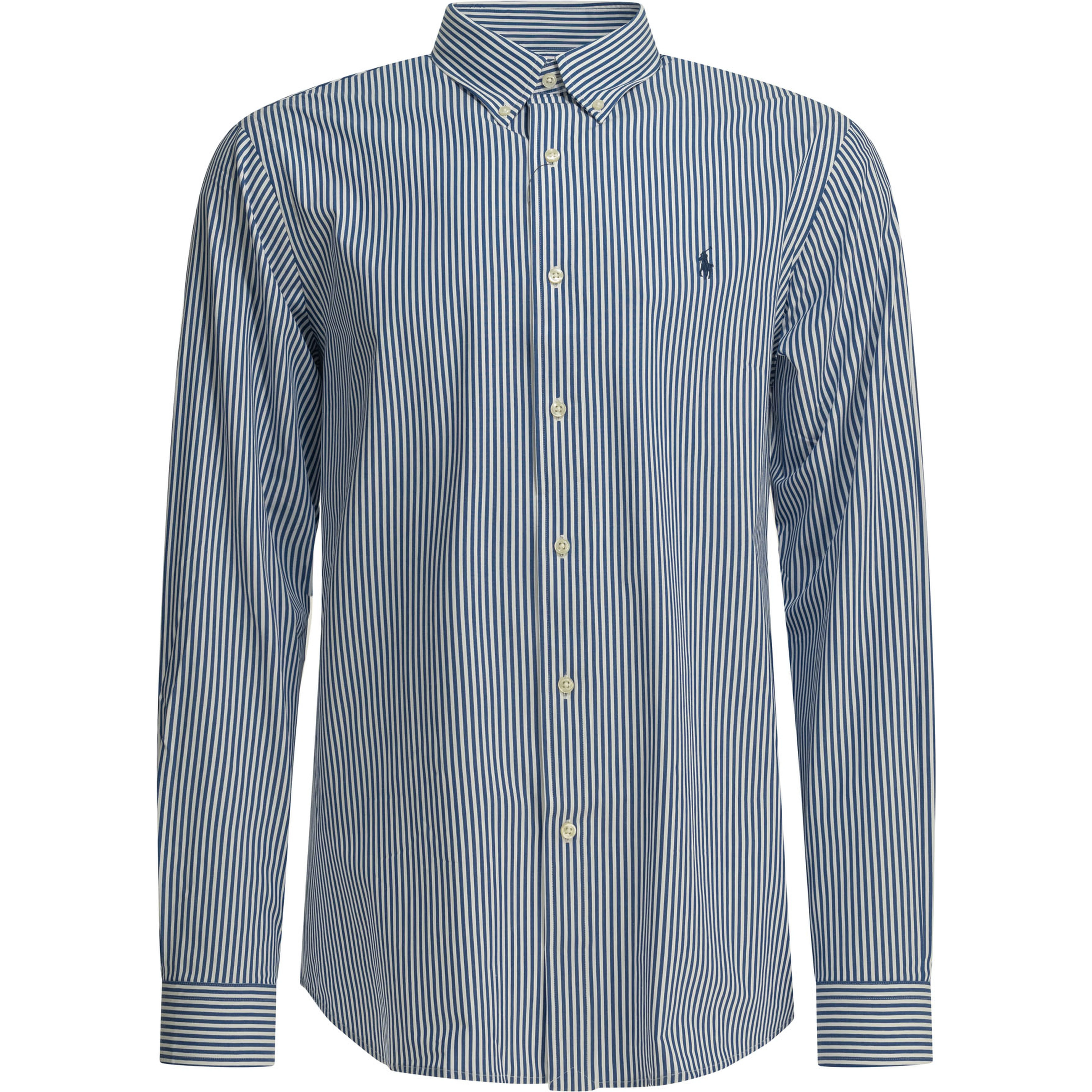 Custom-fit casual shirt with logo