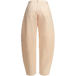 "Round" Wide-Leg Jeans
