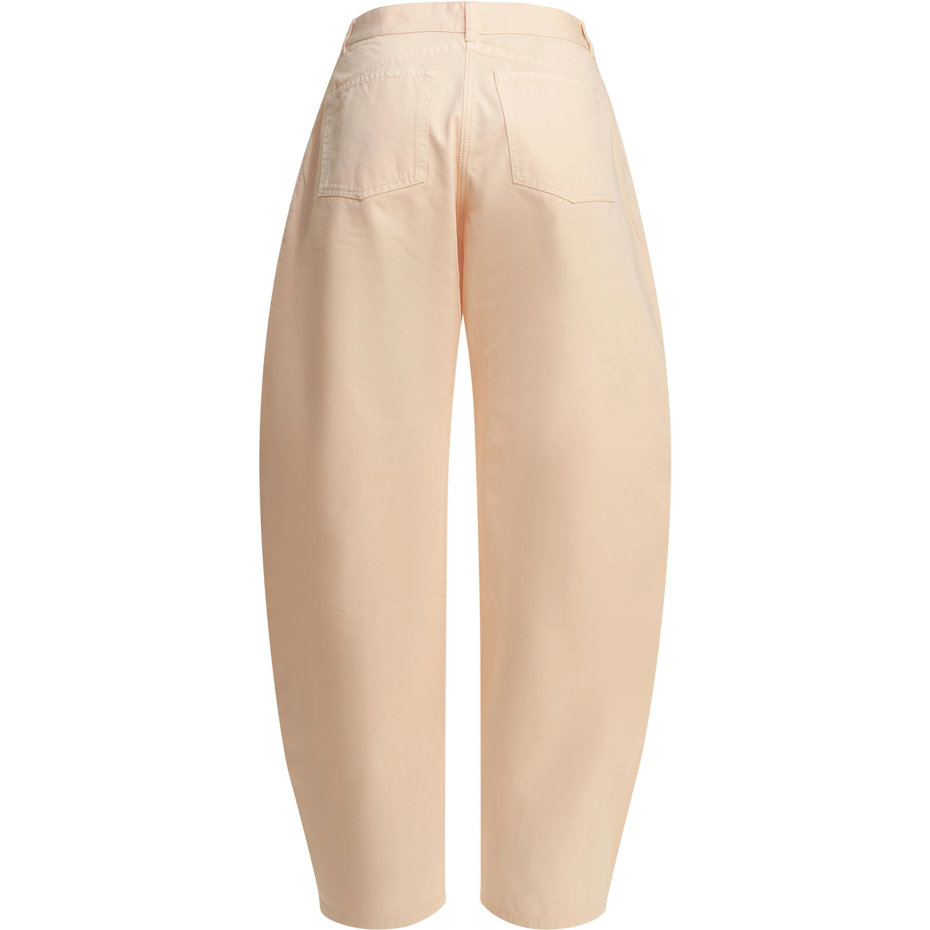 "Round" Wide-Leg Jeans