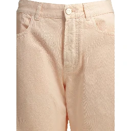 "Round" Wide-Leg Jeans