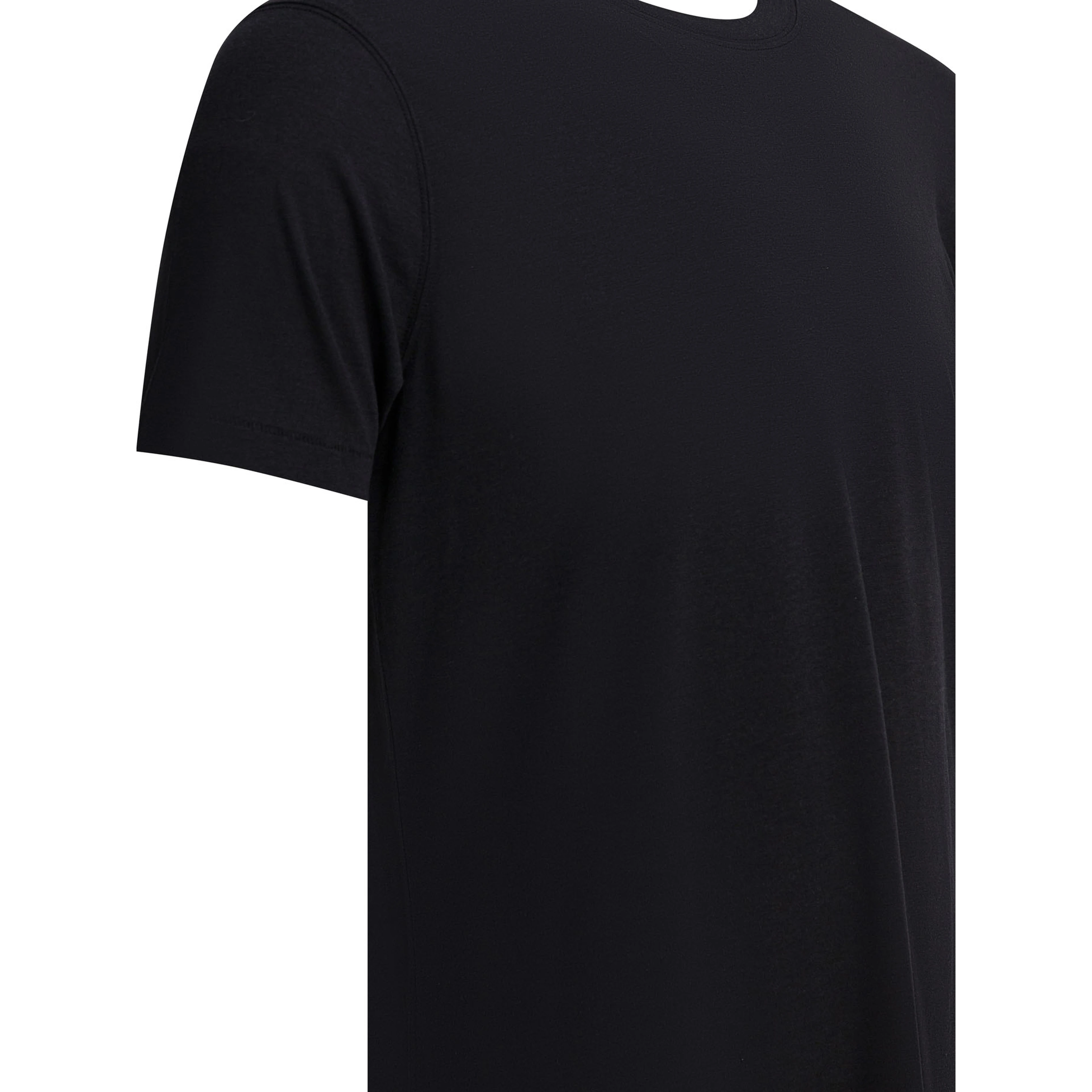 Round-neck T-shirt made of lyocell
