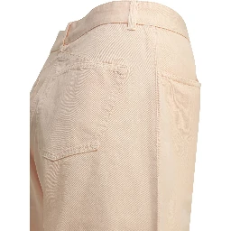 "Round" Wide-Leg Jeans