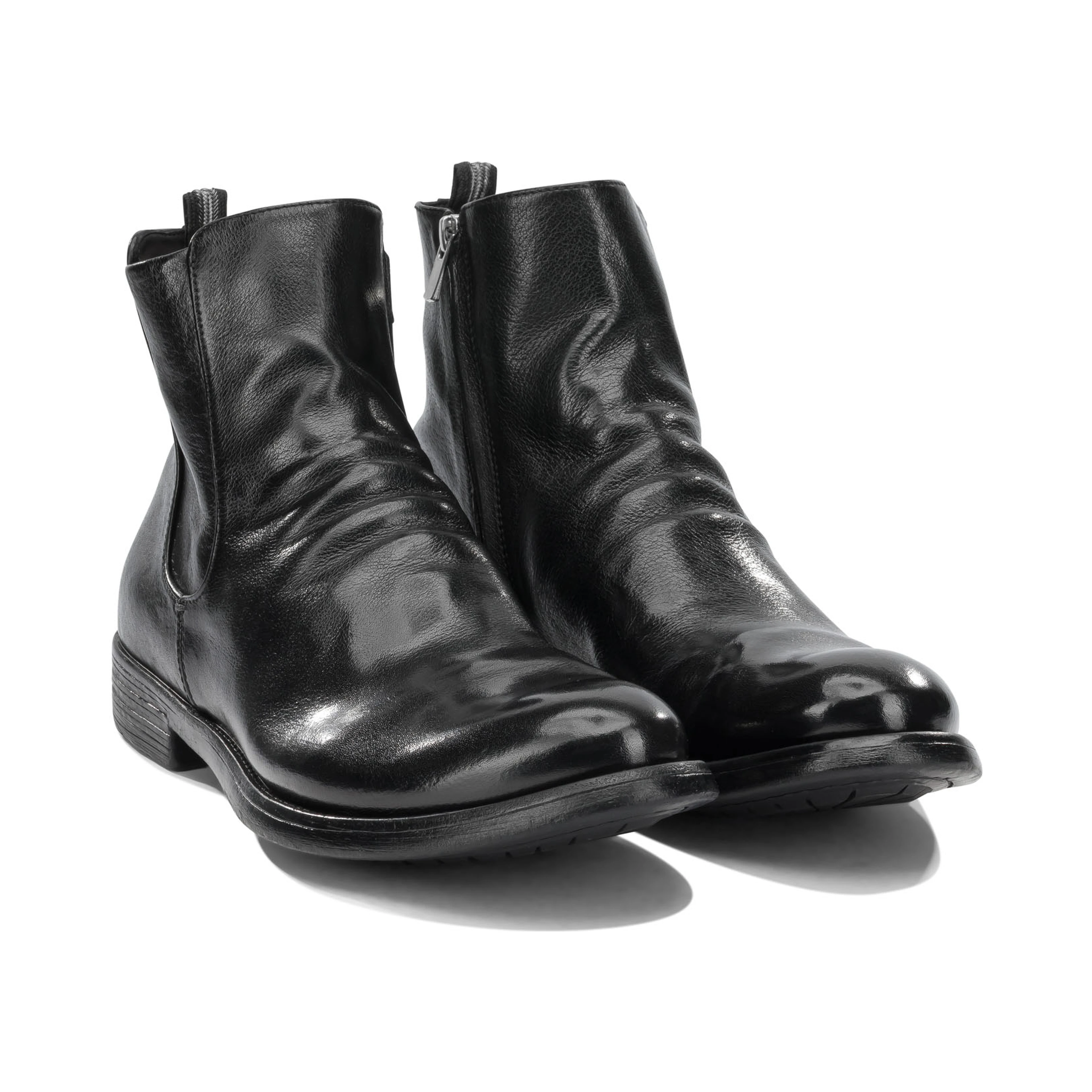 "Hive 036" Ankle Boots with Zipper