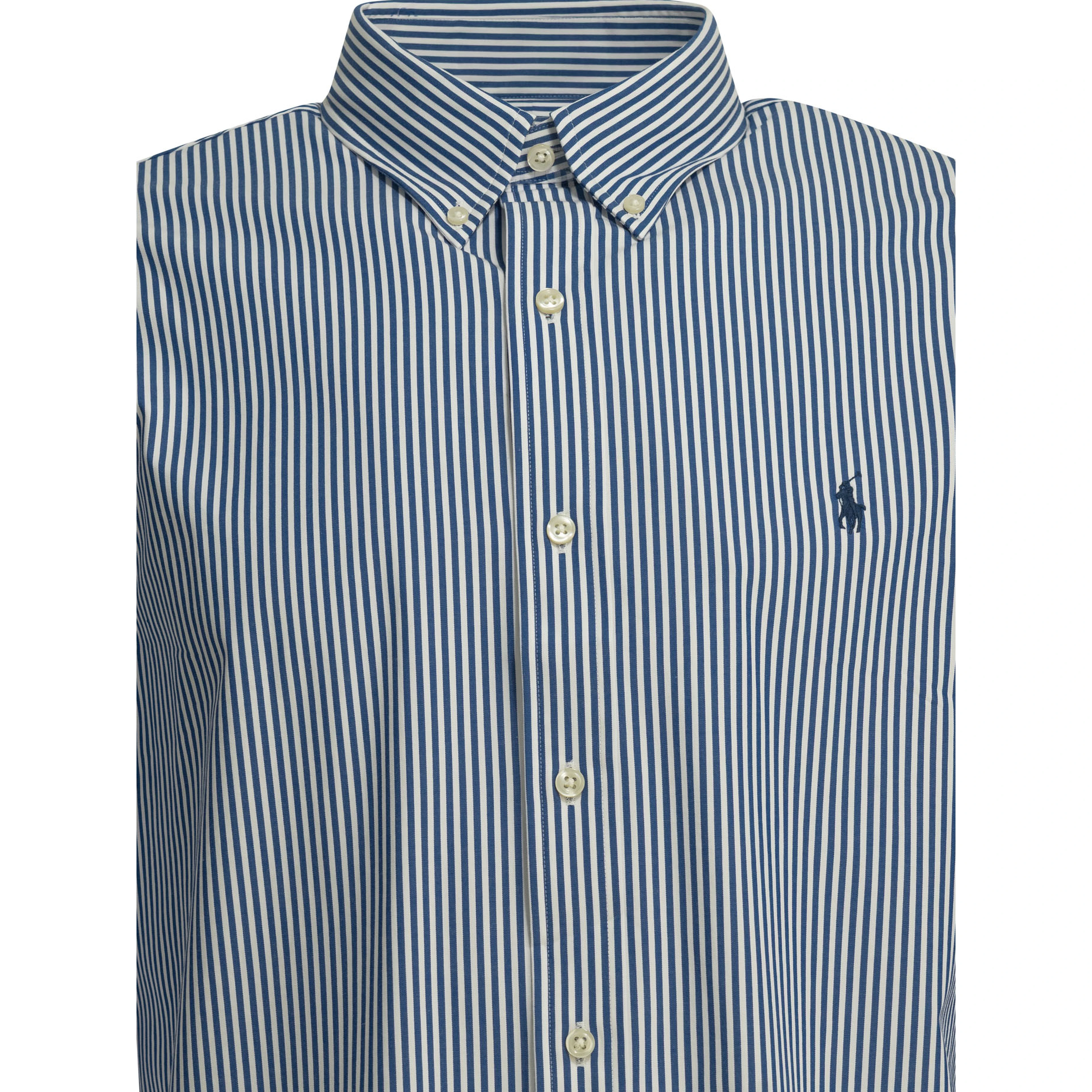 Custom-fit casual shirt with logo