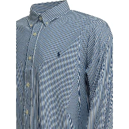 Custom-fit casual shirt with logo