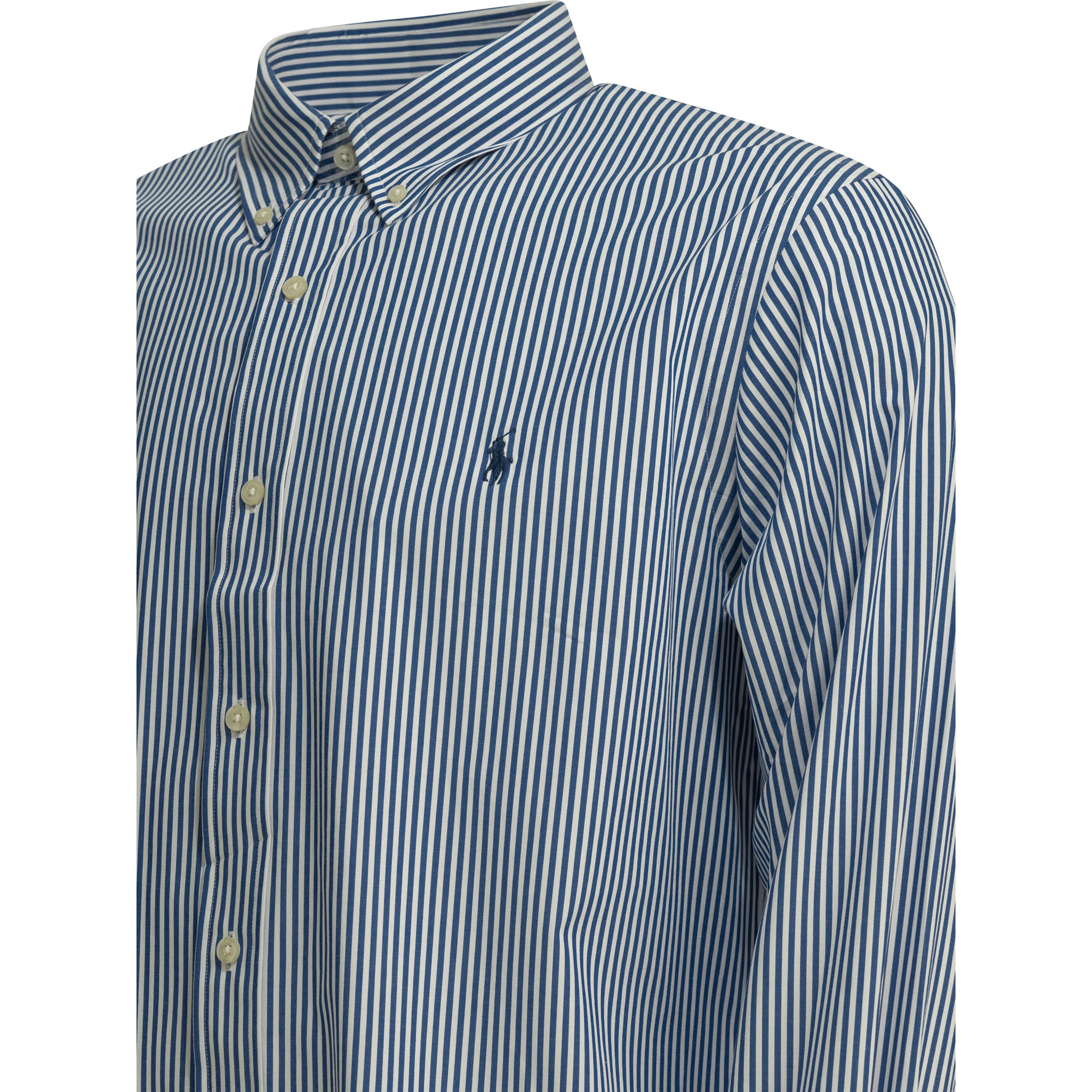 Custom-fit casual shirt with logo