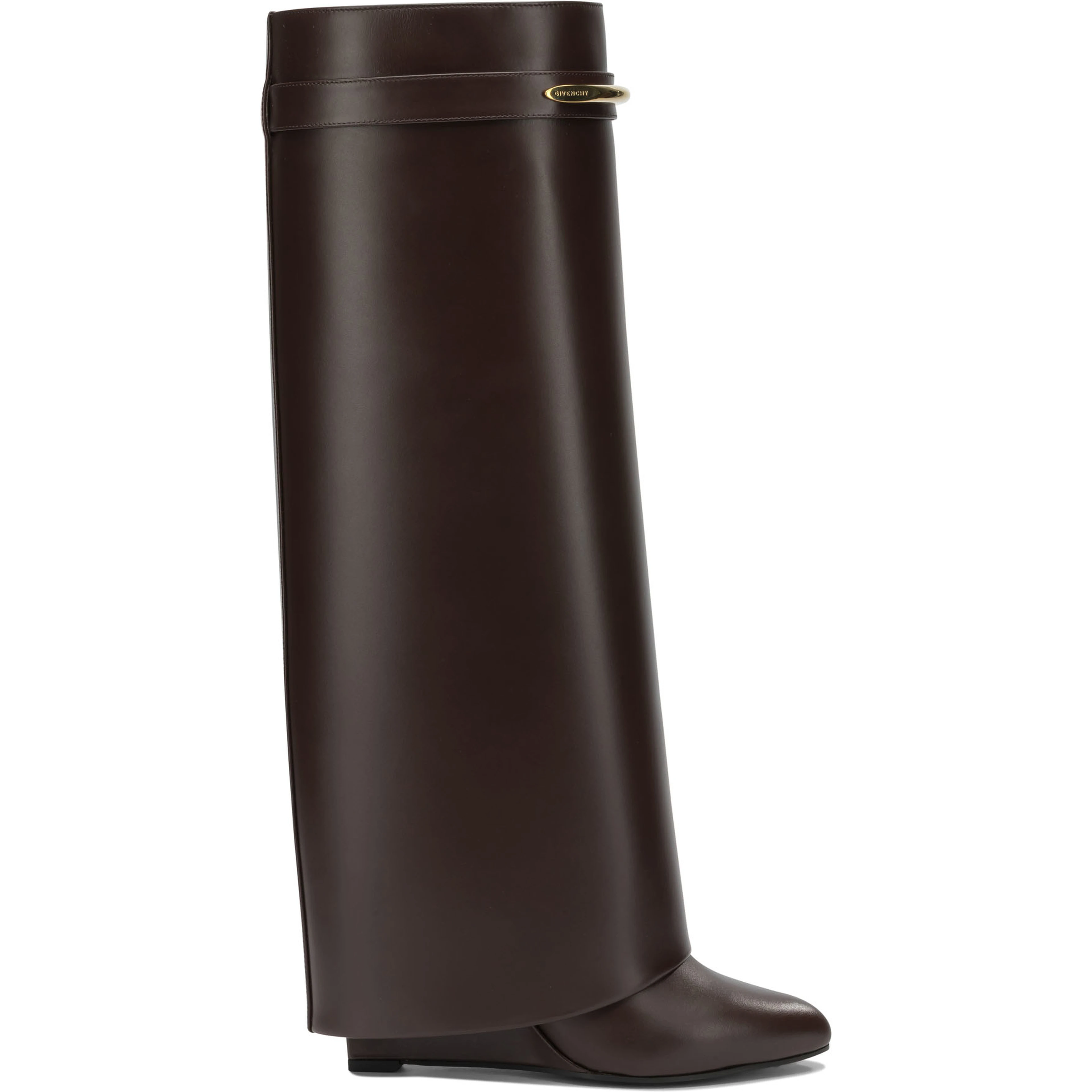"Shark Pinch" Knee Boots