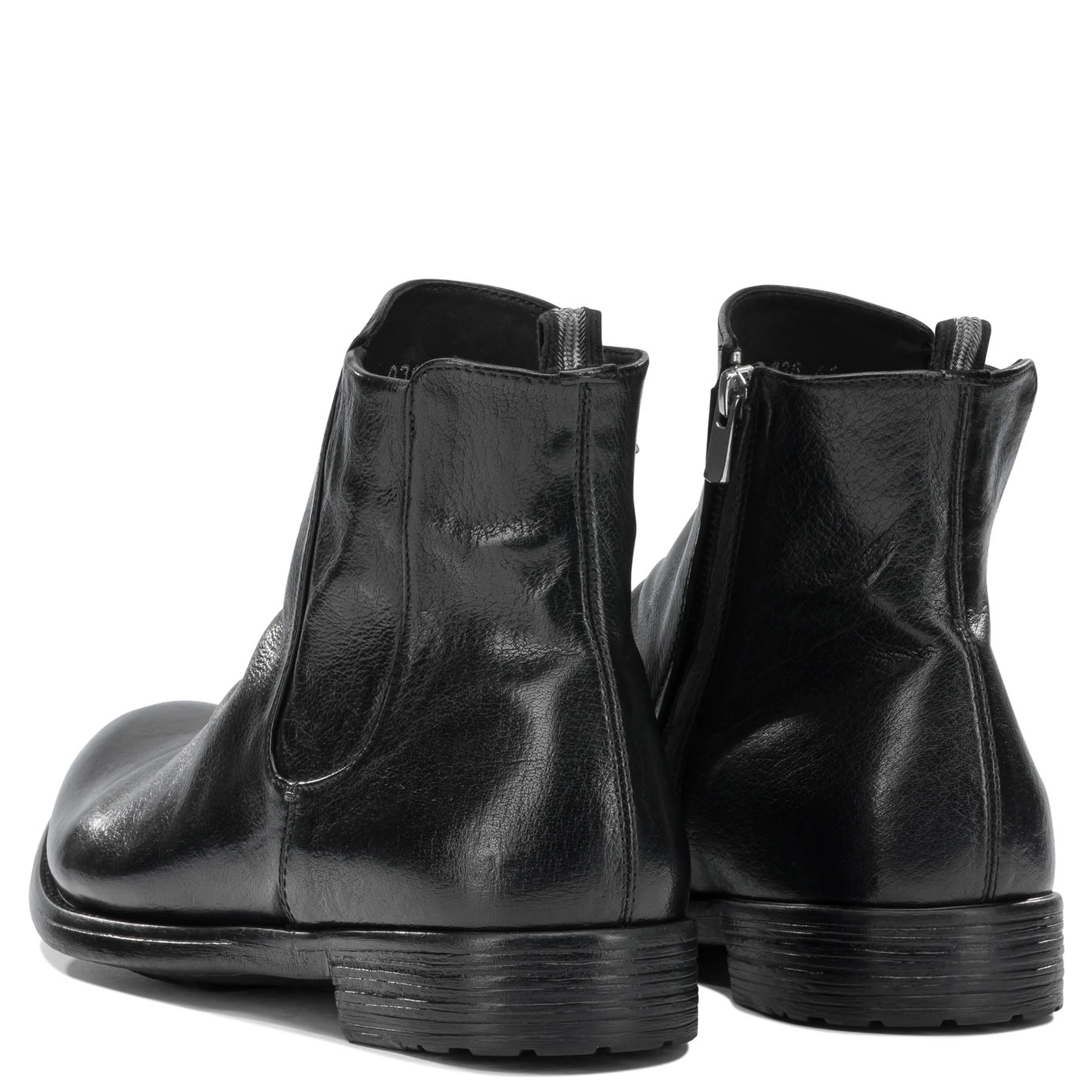 "Hive 036" Ankle Boots with Zipper