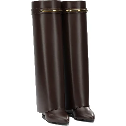 "Shark Pinch" Knee Boots