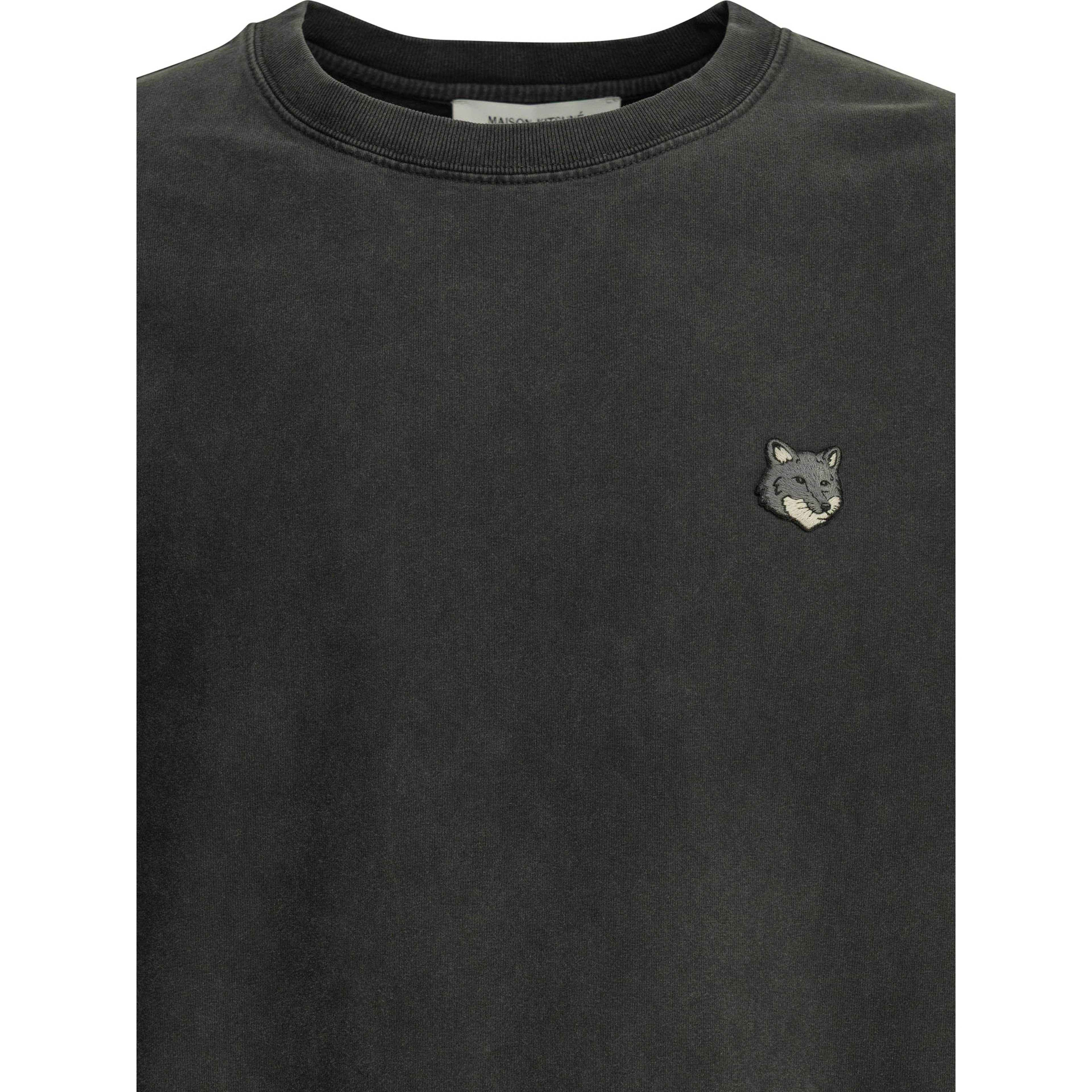 "Fox Head Faded" Crew-Neck T-Shirt