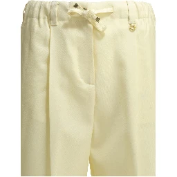 Casual pants made of virgin wool