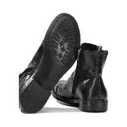 "Hive 036" Ankle Boots with Zipper