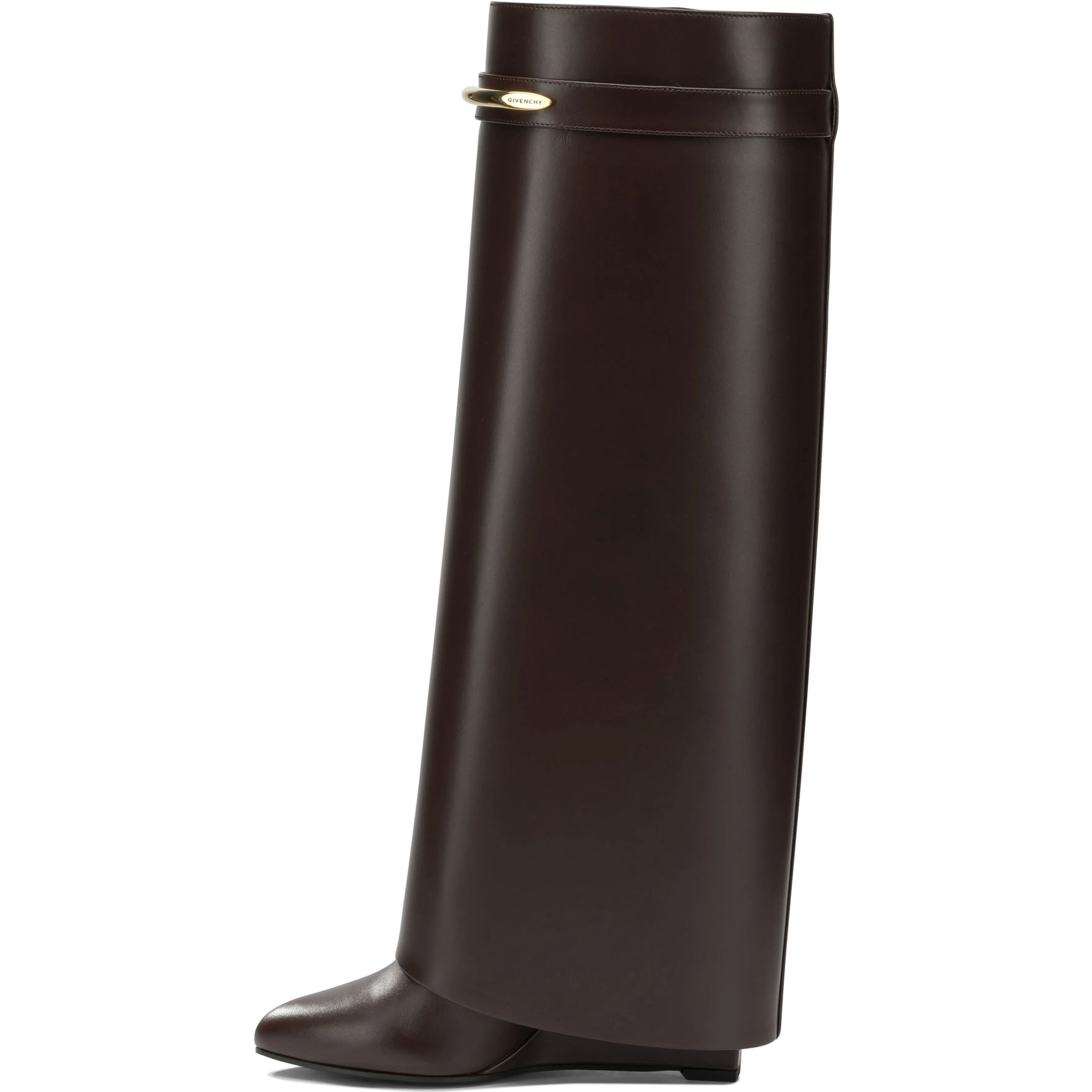 "Shark Pinch" Knee Boots