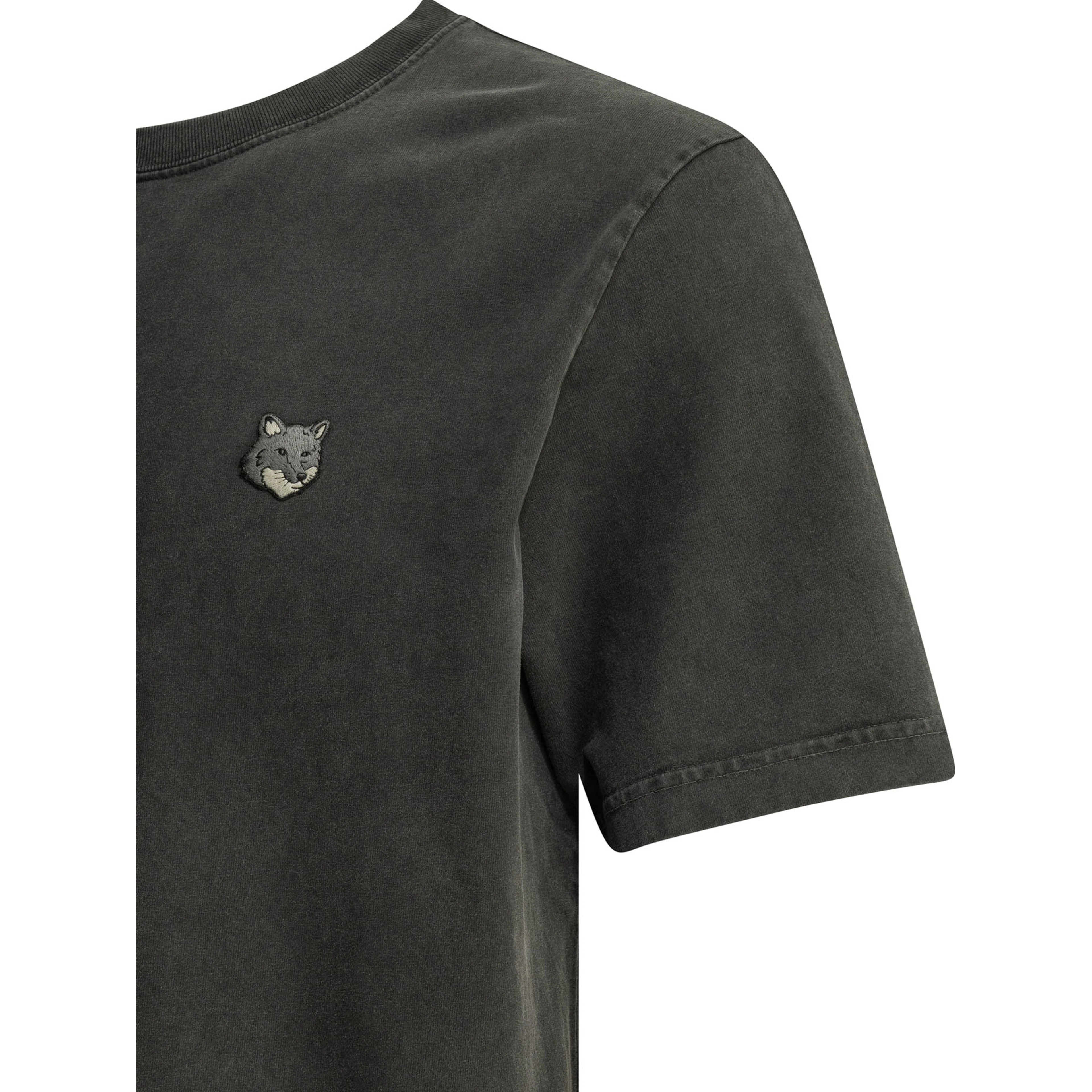 "Fox Head Faded" Crew-Neck T-Shirt