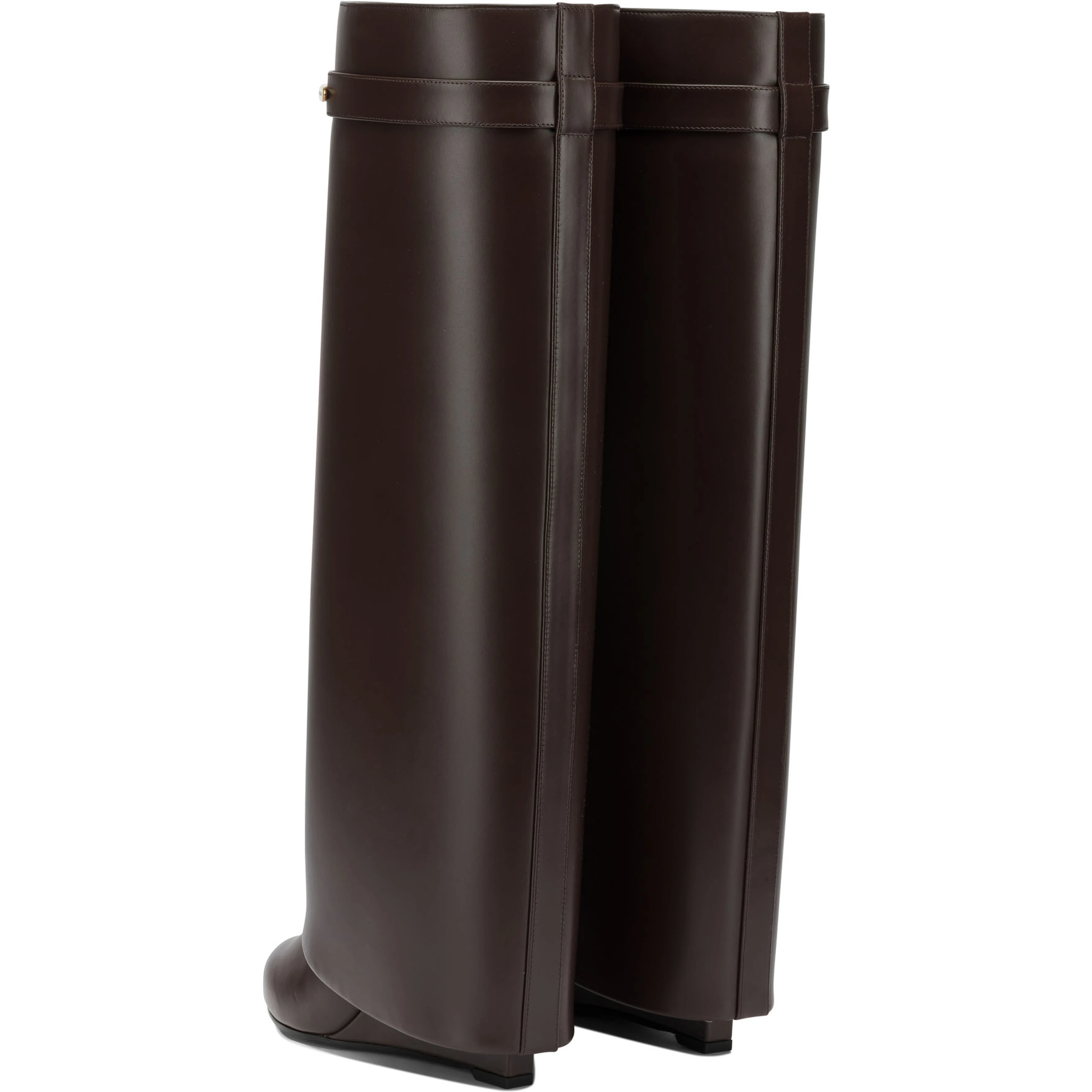 "Shark Pinch" Knee Boots
