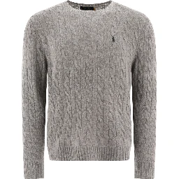 Crew-neck sweater with logo