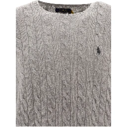 Crew-neck sweater with logo