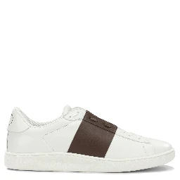 "Open" Low-Top Sneakers