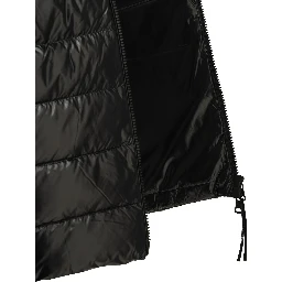 Padded cardigan made of wool and cashmere