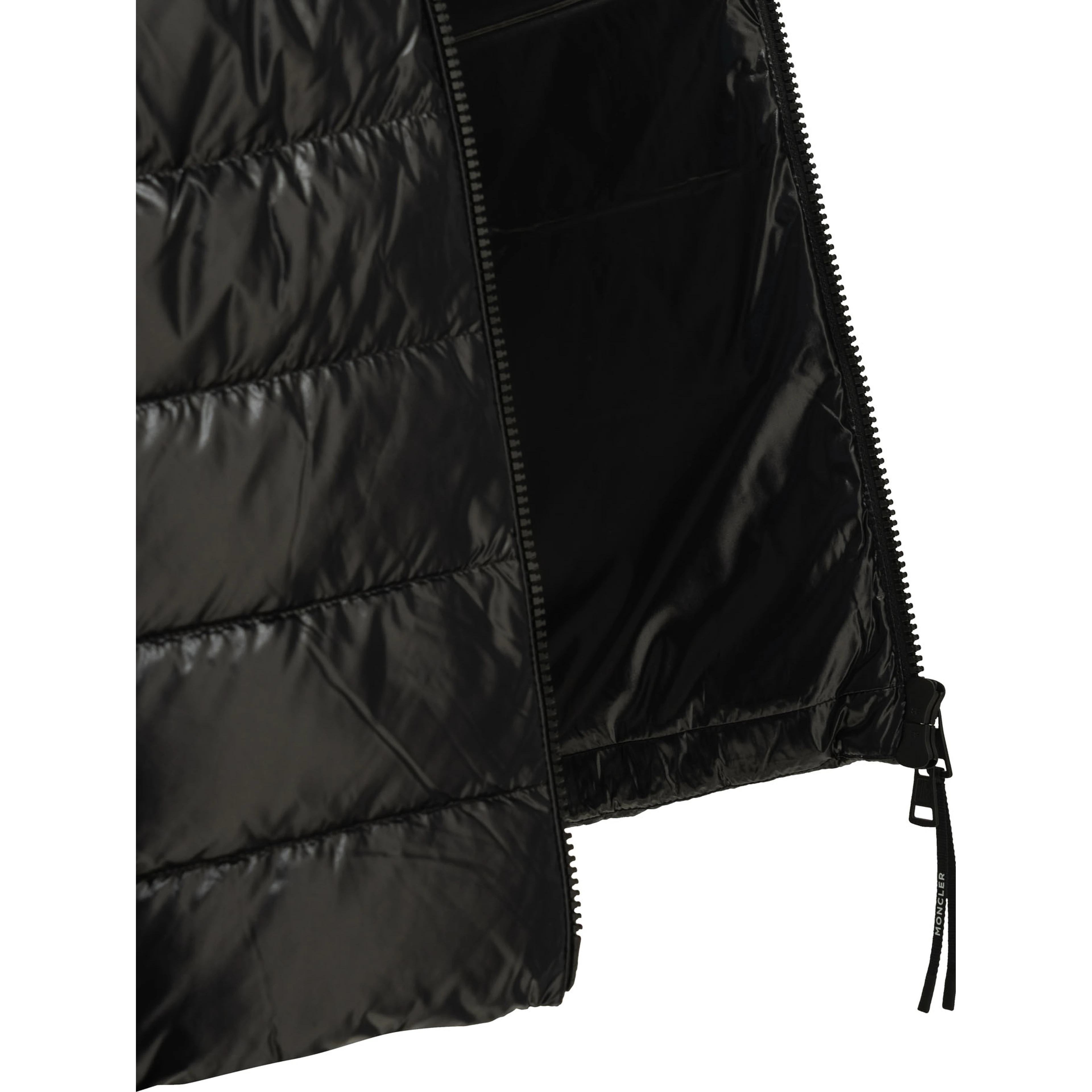 Padded cardigan made of wool and cashmere