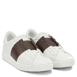 "Open" Low-Top Sneakers