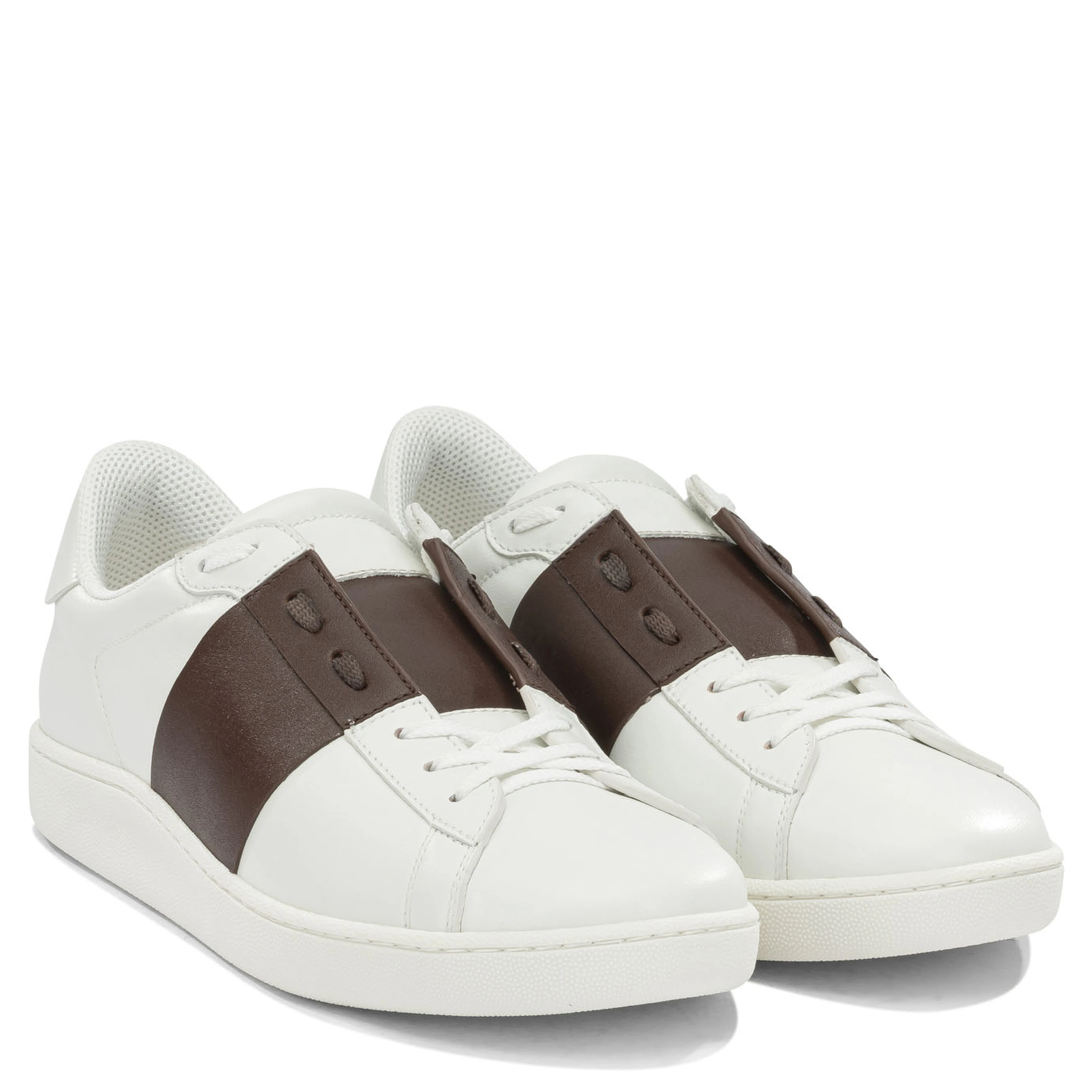 "Open" Low-Top Sneakers
