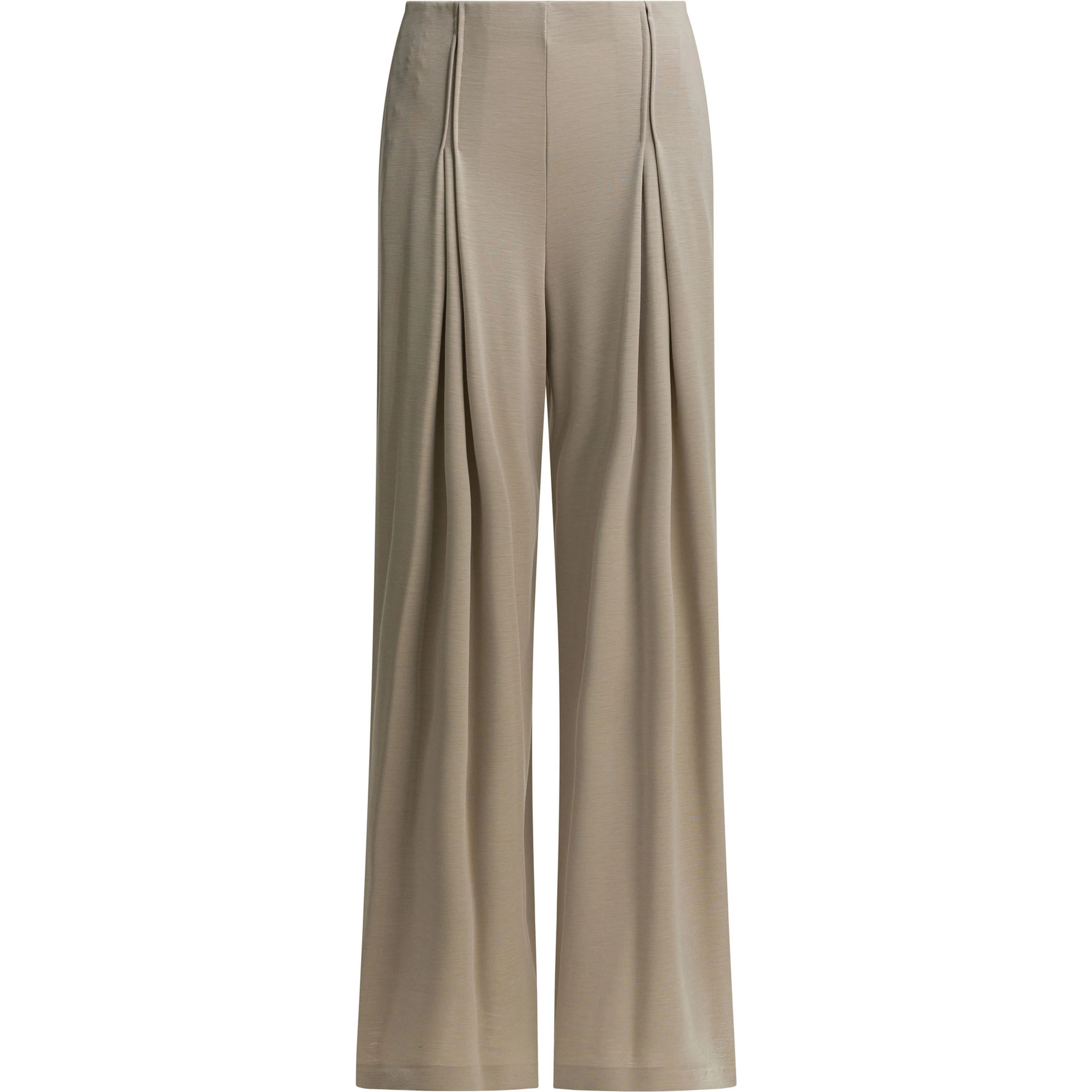Wool jersey pants