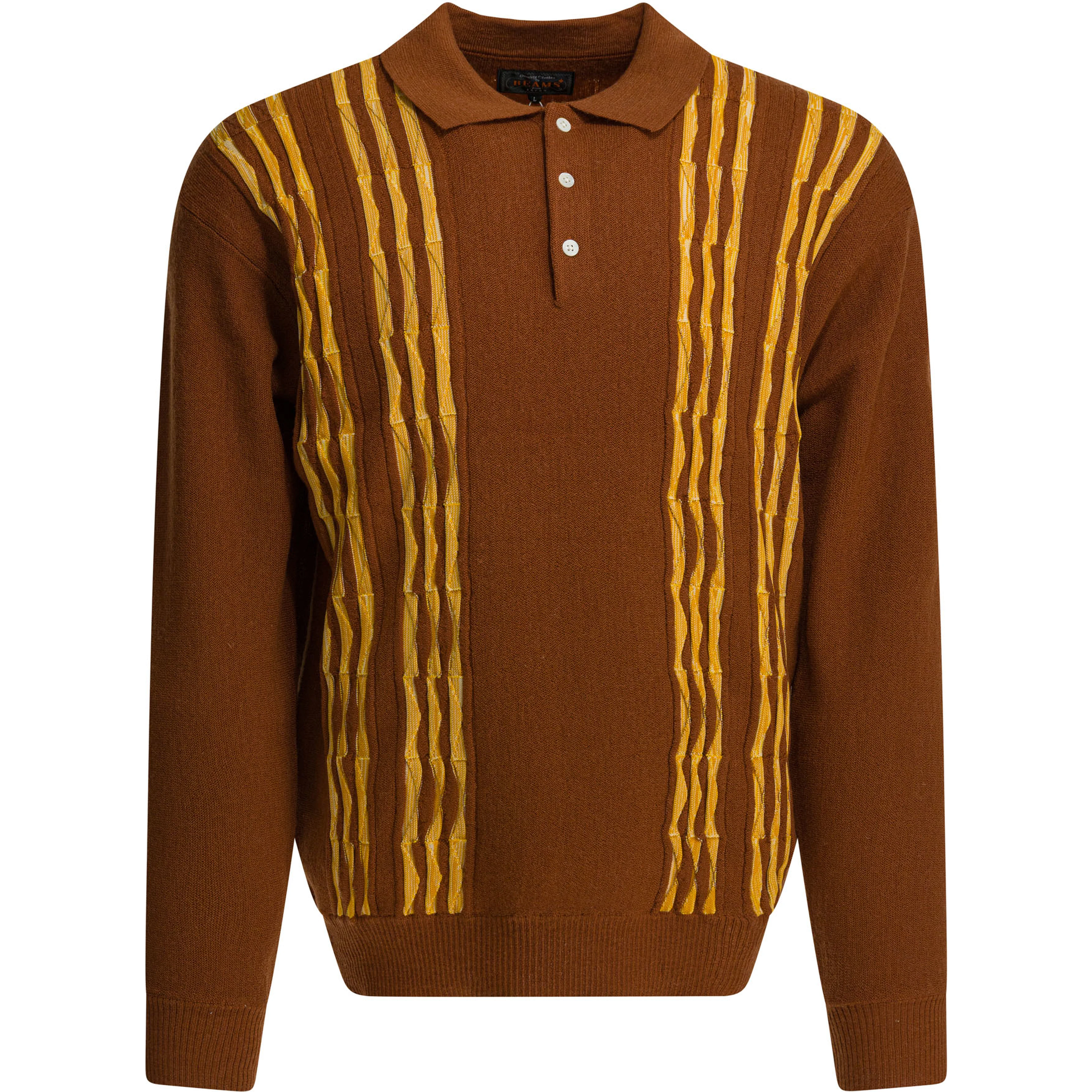 Wool polo sweater
