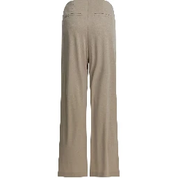 Wool jersey pants