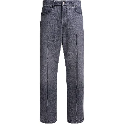 "Ceremony" wide-leg jeans