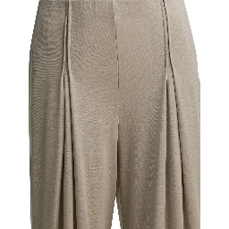 Wool jersey pants