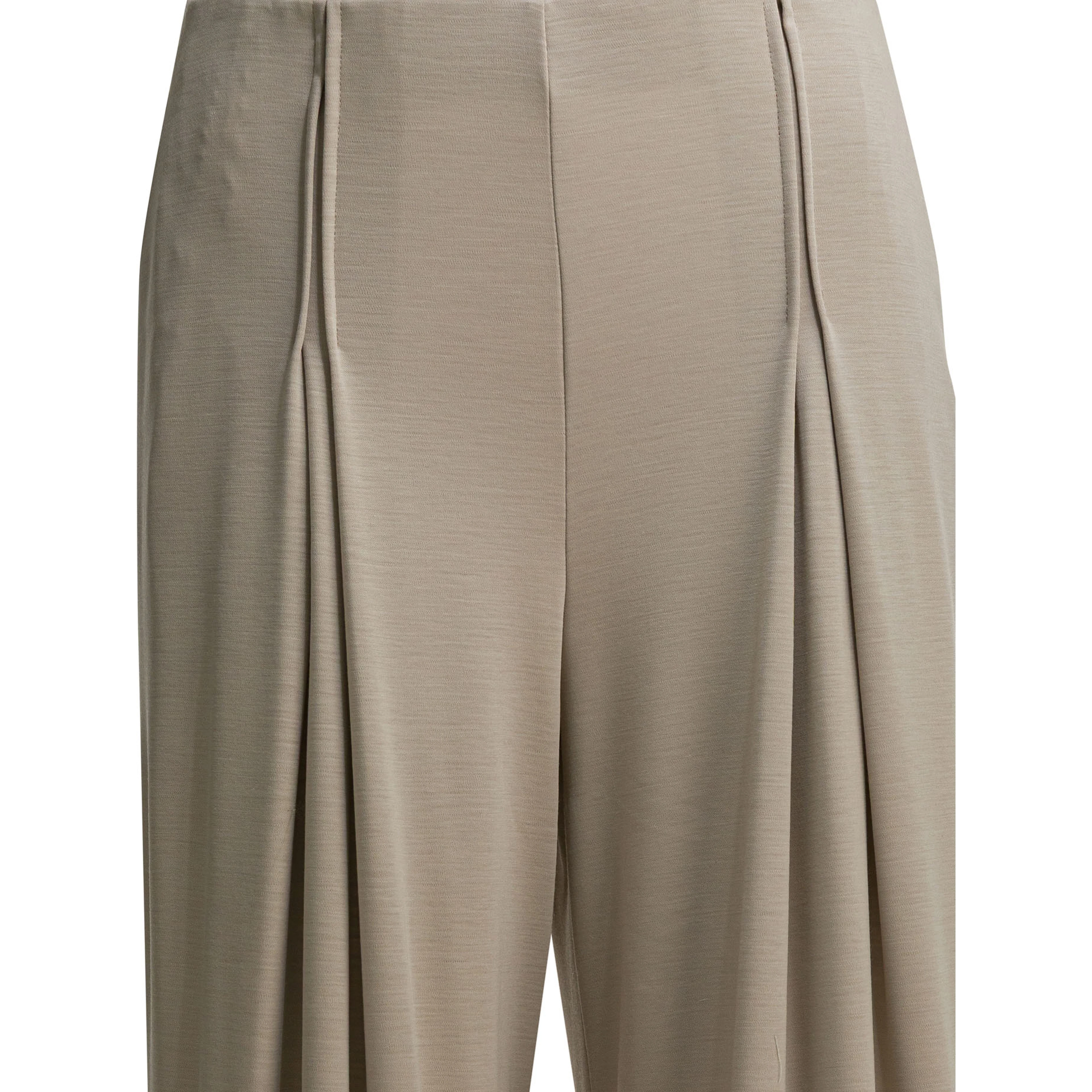 Wool jersey pants