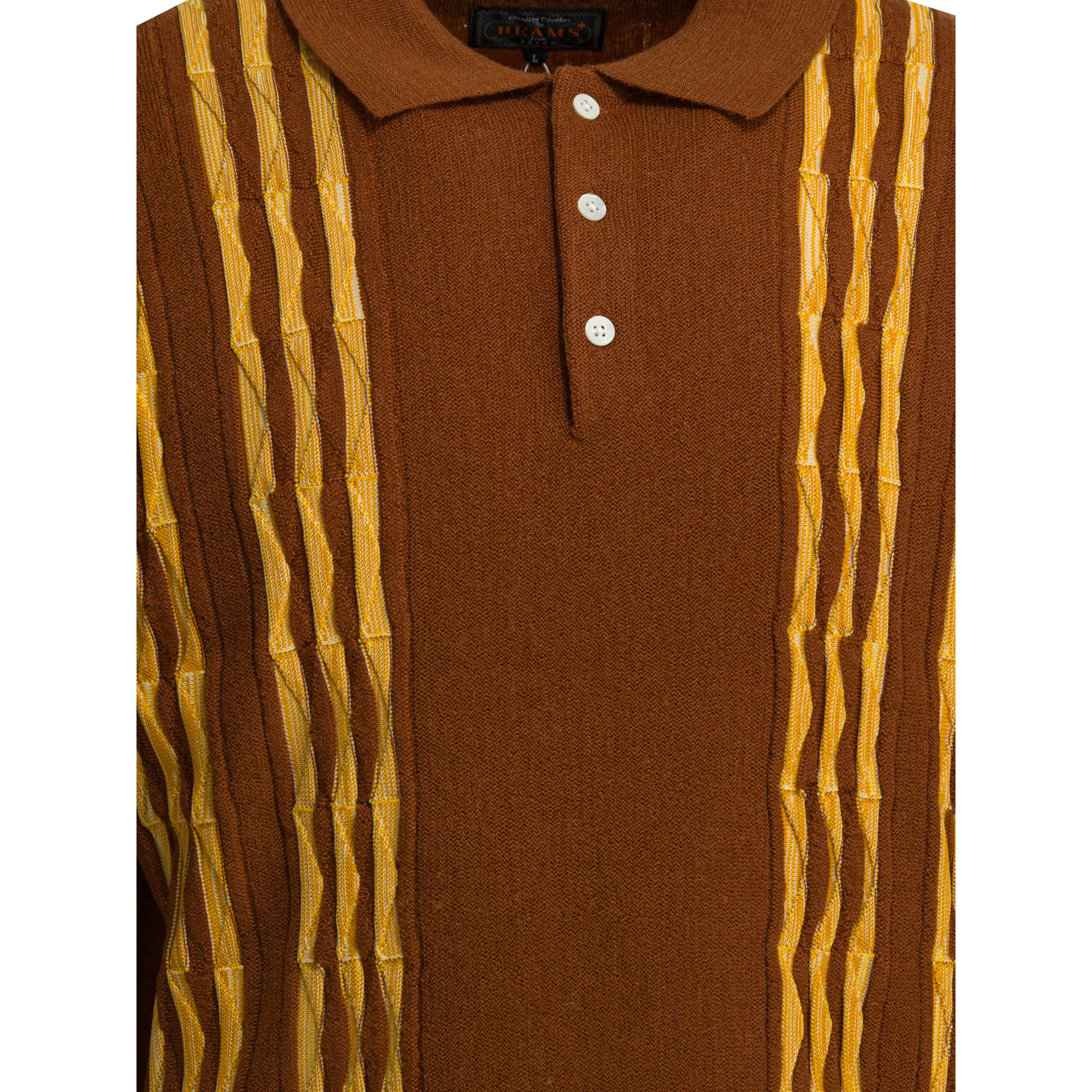 Wool polo sweater