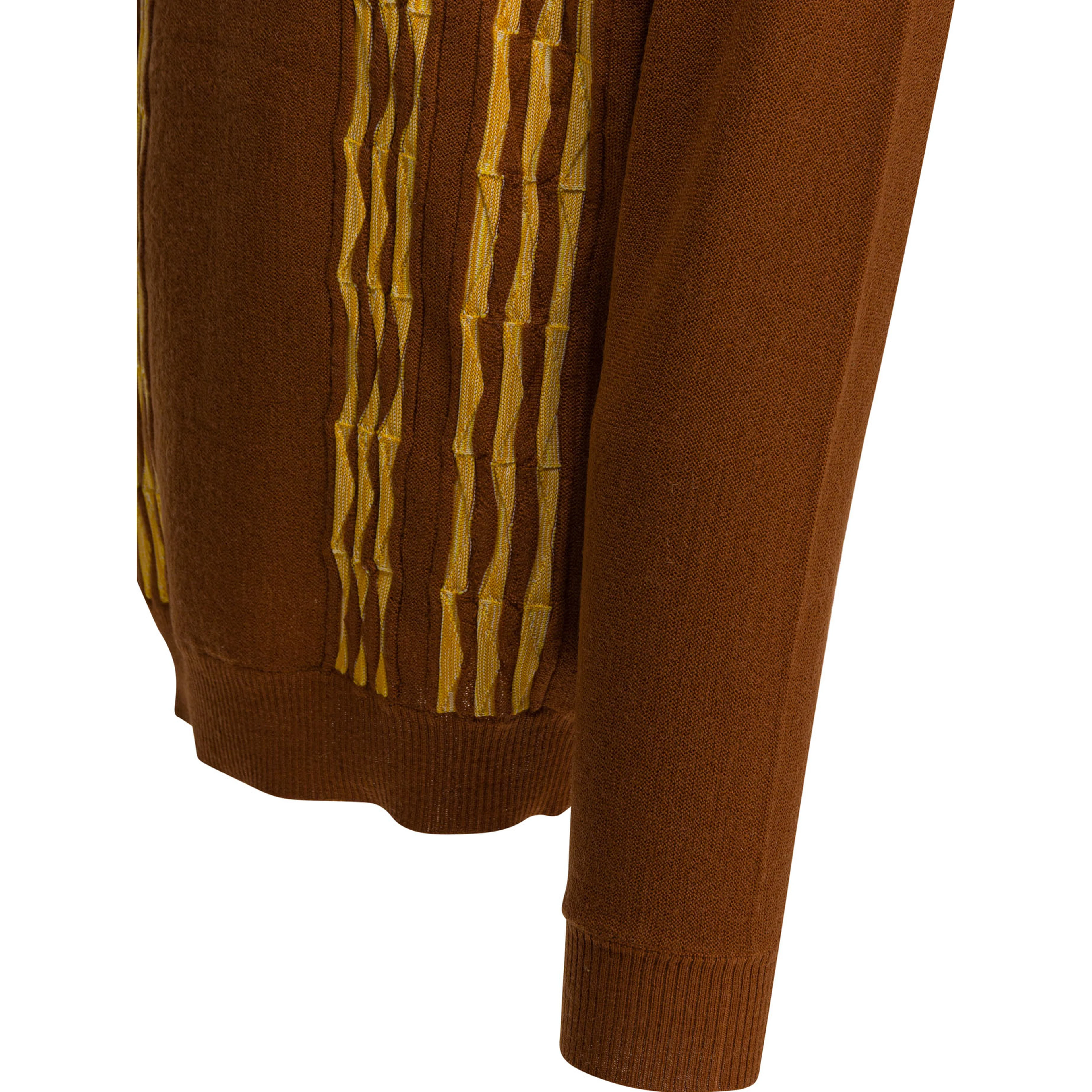 Wool polo sweater