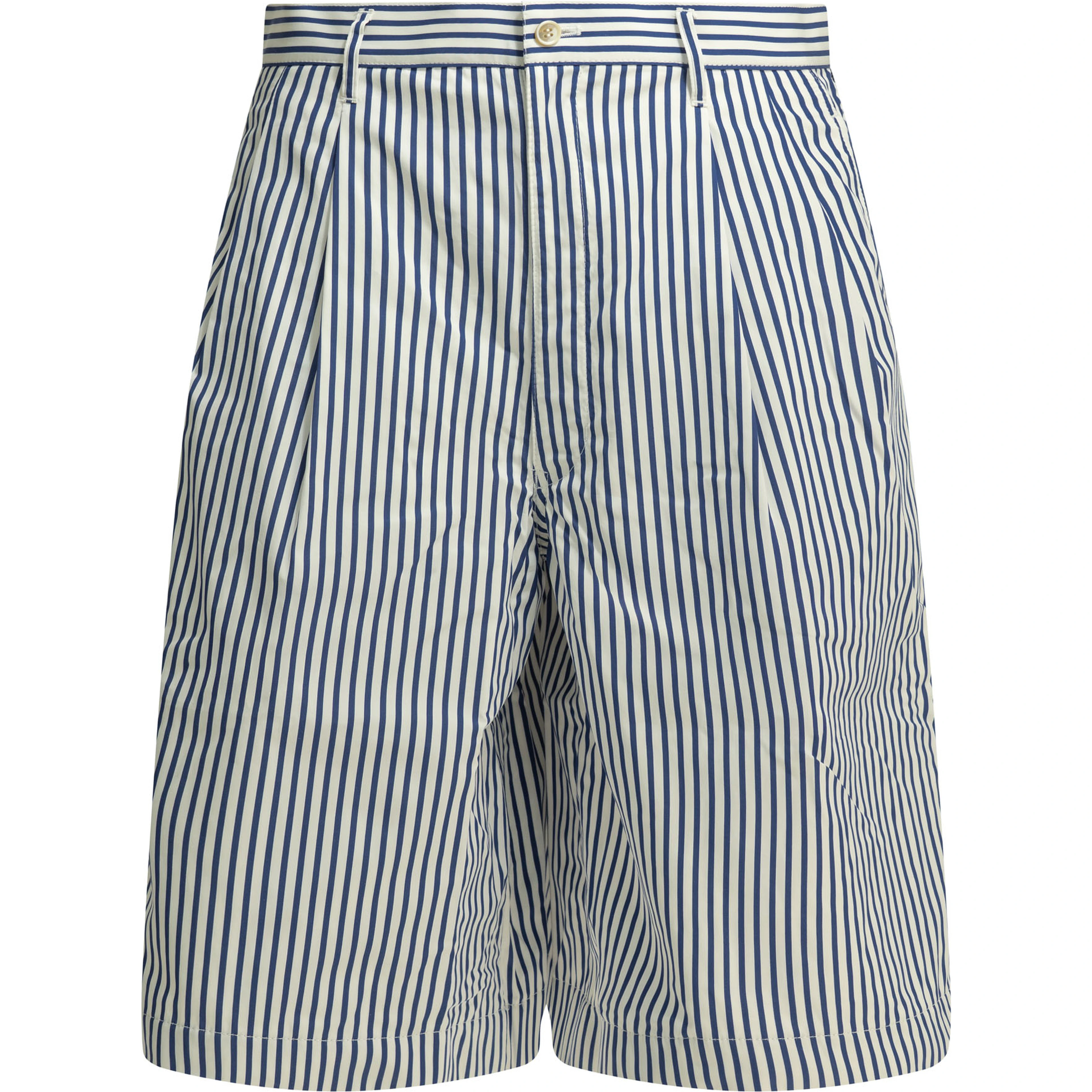 Formal striped shorts
